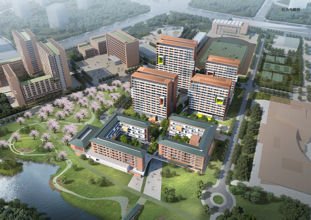 华南理工大学广州国际校区一期宿舍楼